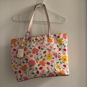 KATE SPADE floral tote bag